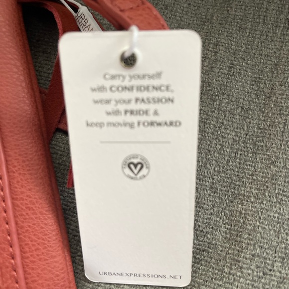 Urban Expressions Kayden whipstitch Crossbody vegan leather purse - Picture 5 of 5